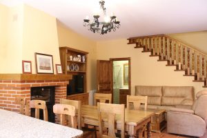 Salón de uno de los alojamientos.