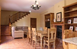 Salón de uno de los alojamientos.